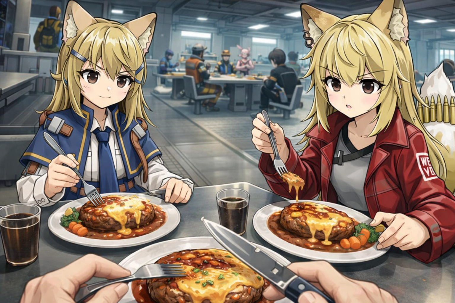 フェリアン/ウェルダリンと飯を食う